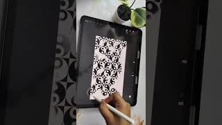 171-Geometric Pattern Procreate Brush #procreatebrushes #procreatedigitalart #procreate #satisfying