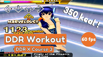 DDR Workout DDR X Course 3 350 kcal 40 min!