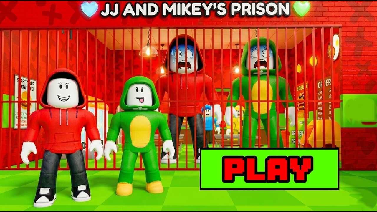 MIKEY AND JJ TEAM LOCKED REAL MIKEY AND JJ IN PRISON IN ROBLOX YouTube 