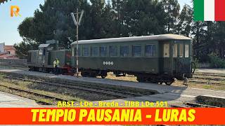 Cab Ride Historic Trenino Verde Tempio Pausania → Luras (Sardinia,Italy, July 2025) driver's view 4K