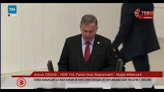 Vergi Kanunları Ile Bazı Kanunlarda Değişiklik Yapılmasına Dair Kanun Teklifi Üzerine Tbmm Konuşmam.