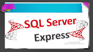 002005 00 SQL Server Tanıtım ve ilk Örnek
