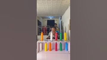 How Many Bottle Color Can You Match in This Very Funny Challenge