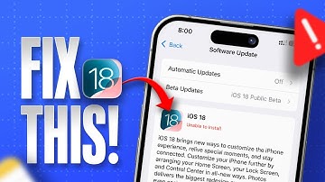 How to Fix Unable to Install iOS 18? Fix iPhone Won