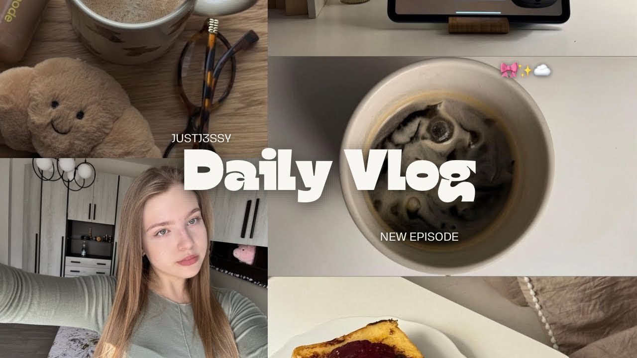 ☁️ “Reset della mia scrivania + nuova postazione ✨ daily vlog produttivo”