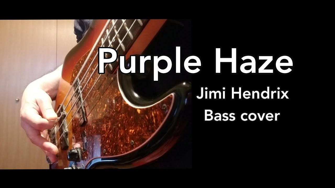 ベースで弾いてみた】パープルヘイズ(Purple Haze)をベースで弾いて