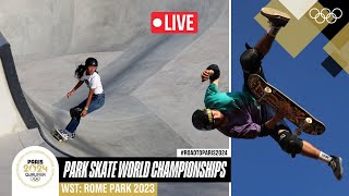 LIVE Park Skateboarding World Champs  Men's & Women's Semifinals!