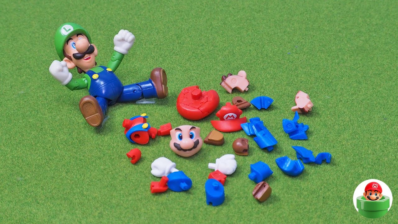 Mario's body is falling apart! Even Luigi was surprised