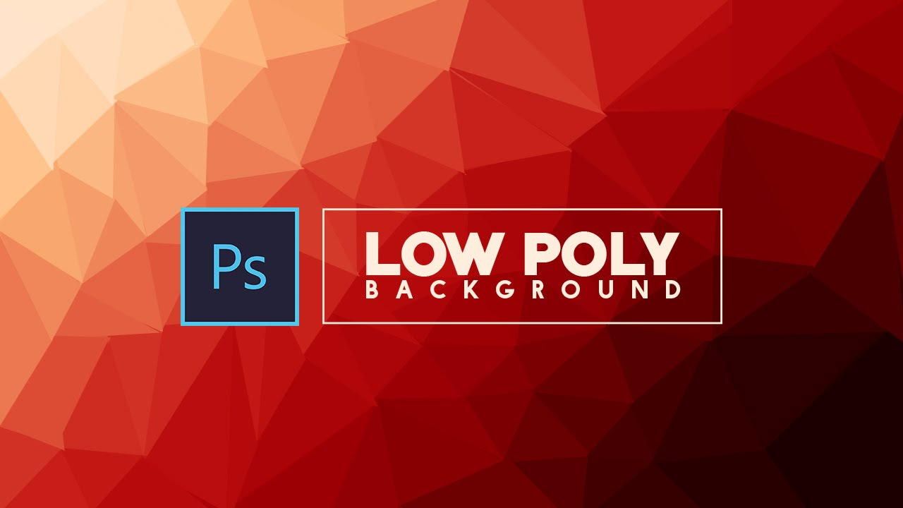พื้นหลัง photoshop สวยๆ  New  How to make a Low poly bacground Design | Photoshop