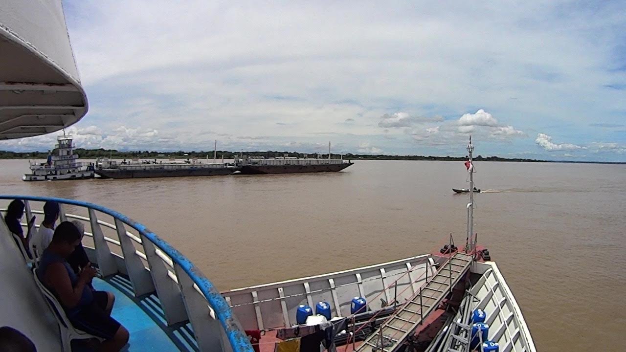 CENÁRIO DO RIO AMAZONAS VISTO DA PROA DO NAVIO AMAZON STAR EM ...