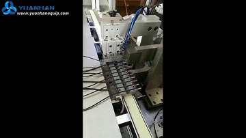 Semi-automatic Multi-core Cable Stripping Crimping and Housing Connector Inserting Machine