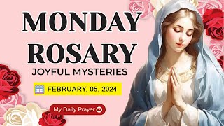HOLY ROSARY PRAYER: JOYFUL  MYSTERIES 🟡 FEBRUARY 05 2024🌹MY DAILY PRAYER🌹PRAYER FOR STRENGTH