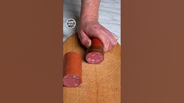 Sausage Trick! Cut and Seal with Its Own Skin! #lifehacks