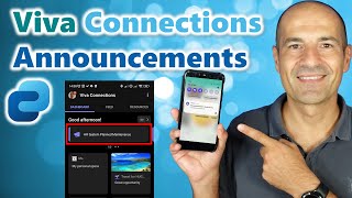 How to use organization announcements in Microsoft Viva Connections