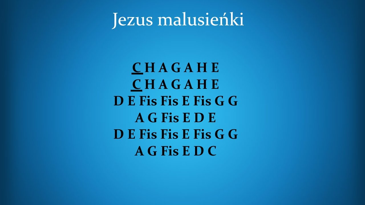 Nauka Gry Na Flecie Prostym Jezus Malusienki Youtube