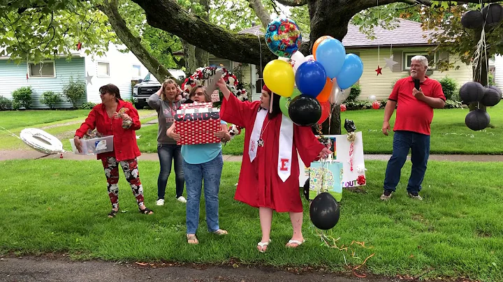 Graduation Vehicle Parade for EHS Grad, Audrey Stout