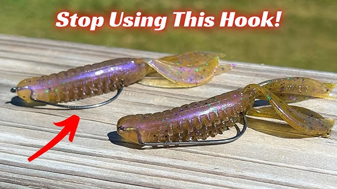 Most Anglers Use The Wrong Size Of Hooks In Their Soft Plastics… 