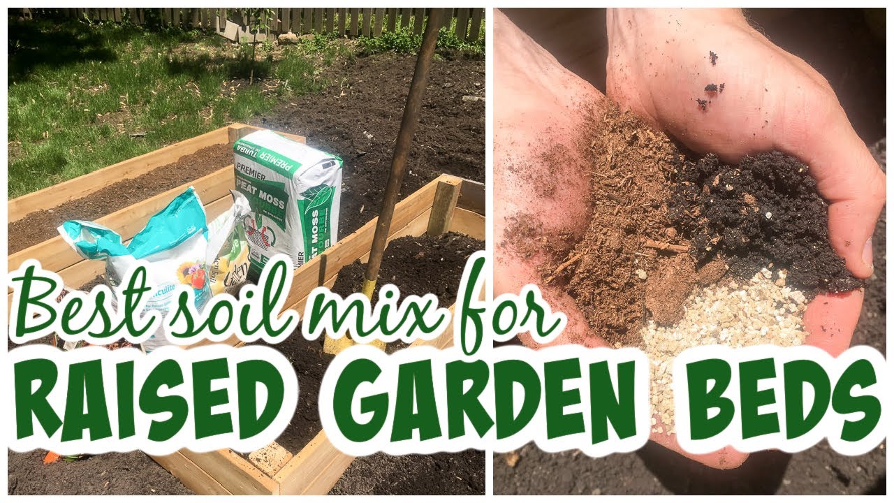 Best Soil for Raised Garden Beds - DIY Mix - YouTube