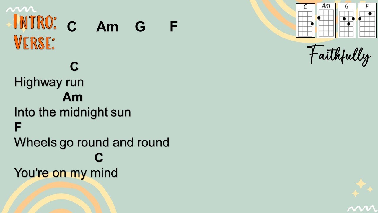 Faithfully Journey (Ukulele Play Along) YouTube