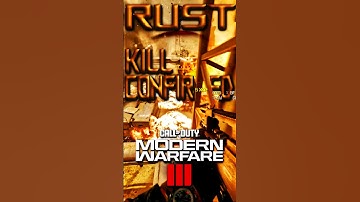 MW3 Early Access Beta PS5 || Rust Kill Confirmed || Gameplay #mw3 #mw2 #callofduty #shorts  #warzone