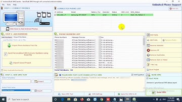 Android Bulk SMS Sender Software - send unlimited android bulk sms!! android bulk sms sender