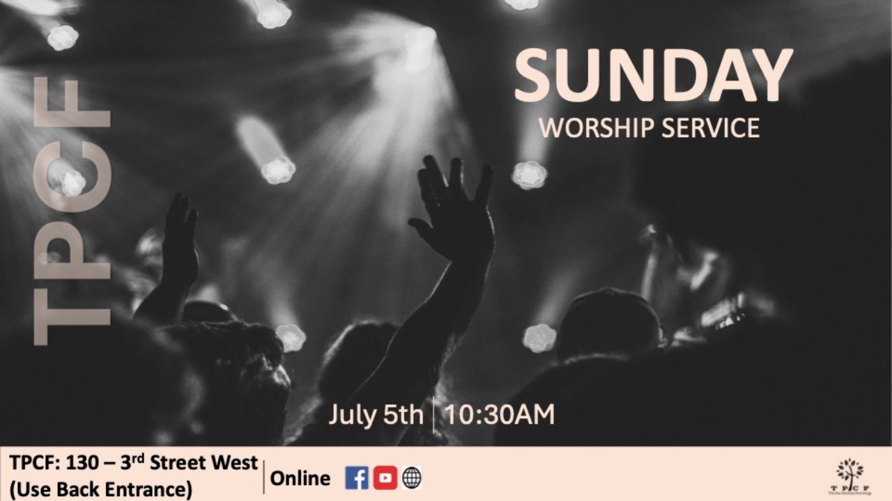 July 5 - Sunday Service