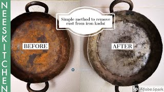 #ironpan #kadai #rust . this is not for cast iron kadai. kindly that
iron. how to remove rust from kadai (pan) check my related videos t...