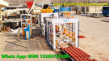 QT6-15 Precio de la máquina de adoquines de ladrillo de color cemento en México