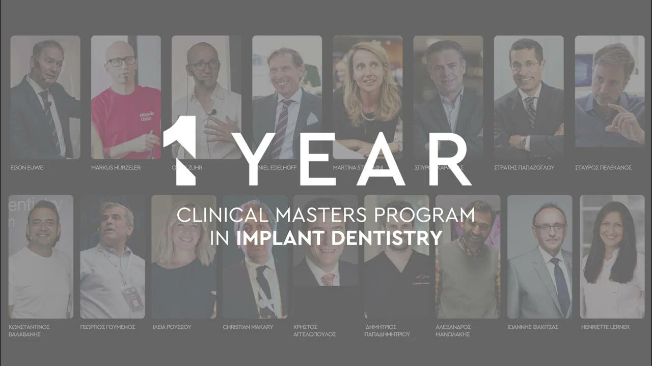 1 Year Clinical Masters Program in Implant Dentistry YouTube