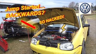 Jump Started BACKWARDS?? (VW GTI not Charging)