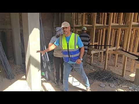 كيفيه حساب وزن كانات حديد التسليح لأى عمود خرسانى بطريقة بسيطة خرسانة تسليح حديد