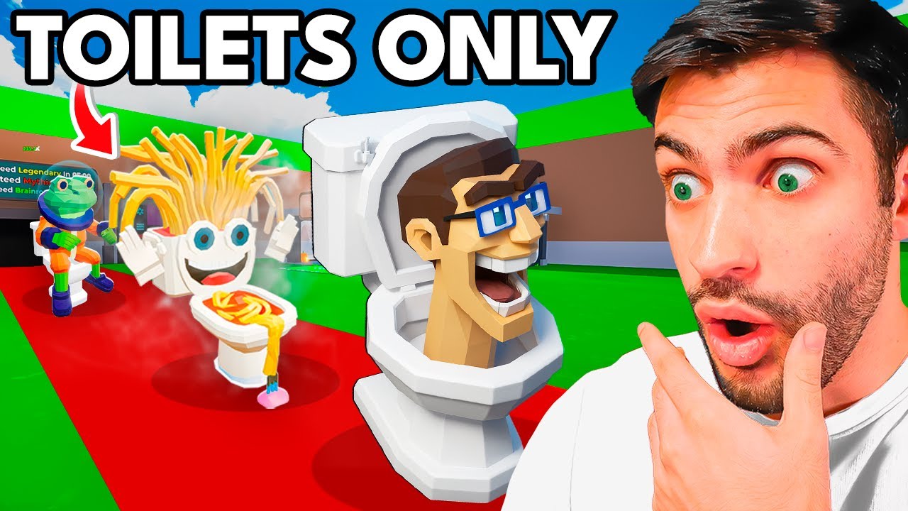 Steal the Brainrot, But I Can ONLY Buy TOILET Brainrots…