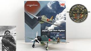 Mitsubishi A6M2b Zero, IJNAS, Tetsuzō Iwamoto, Rabul 1944, Hobby Master 1:48 Scale Diecast Model