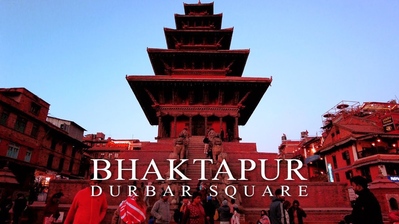 Bhaktapur Sunset Walk | Bhaktapur Durbar Square - World Heritage Site of Nepal - 4K UHD 60fps HDR
