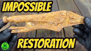 Restoration impossible mission! Rustiest tool on Youtube! So rusty !!!!!
