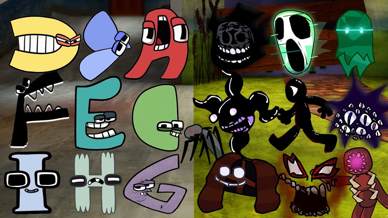 All ROBLOX DOORS Vs Alphabet Lore Sings Friends To Your End | FNF Rainbow Friends x ABCDEFGHI, Doors