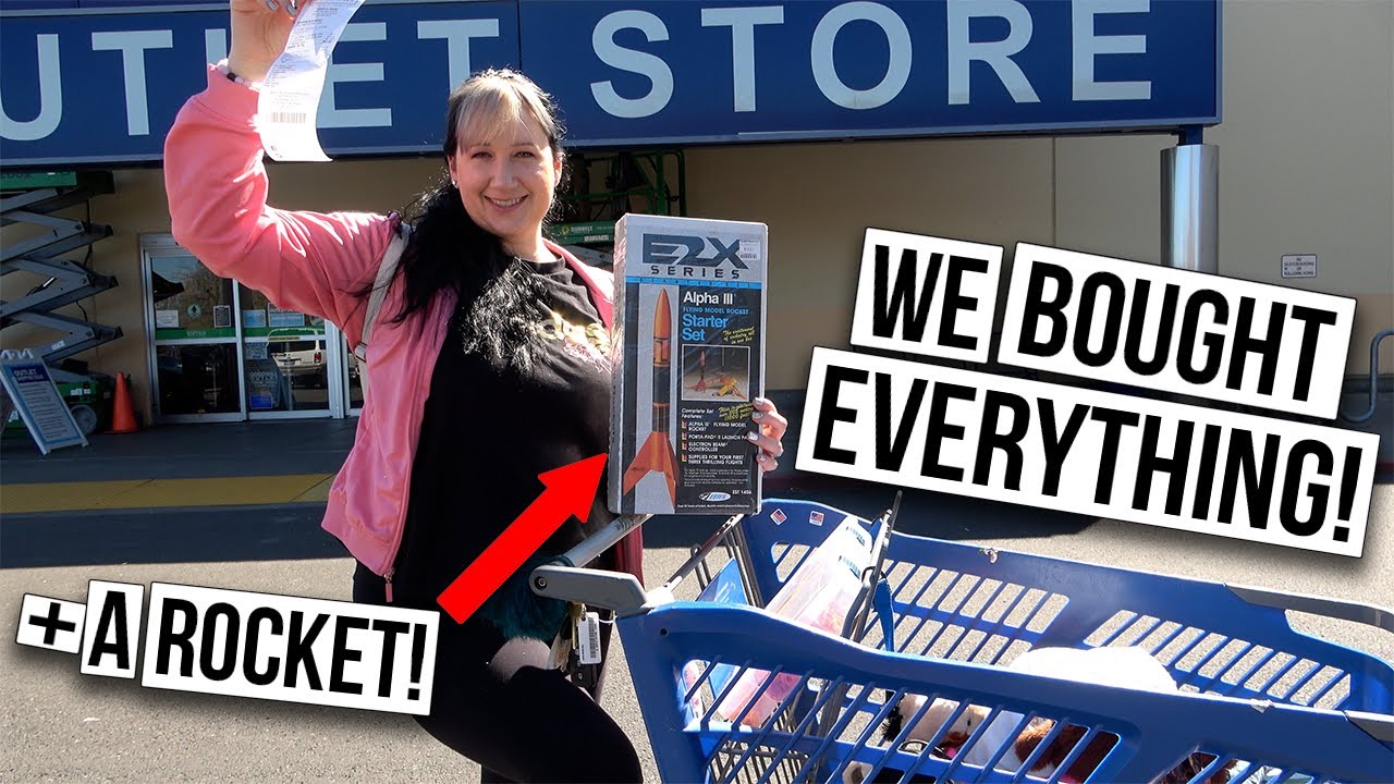 WE BOUGHT EVERYTHING WE COULD FIND AT THE GOODWILL OUTLET BINS