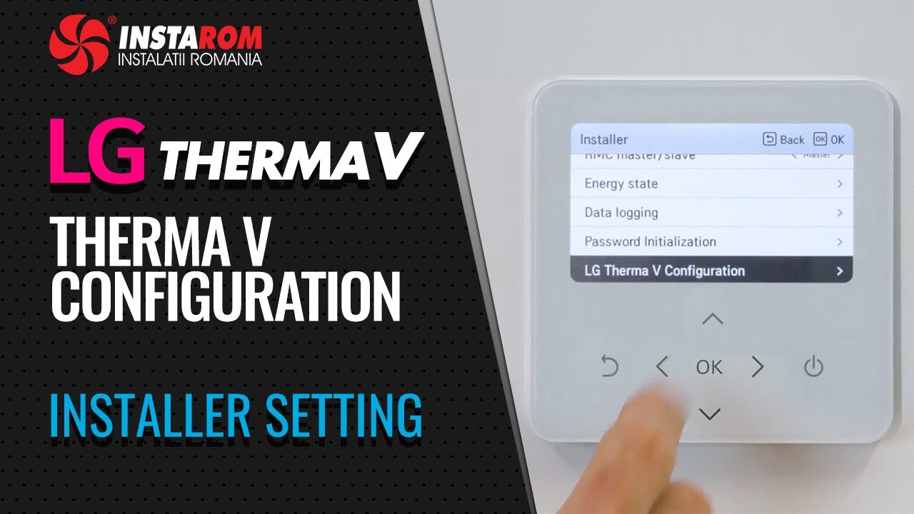 Therma V configuration LG Therma V heat pump Installer setting 8/ — free download