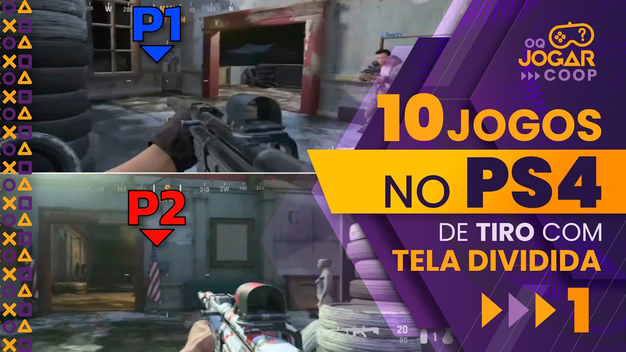 10 Jogos de Tiro (Shooter) com Tela Dividida/Split-Screen para PS4