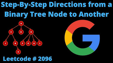 STEP-BY-STEP DIRECTIONS FROM A BINARY TREE NODE TO ANOTHER | PYTHON | LEETCODE # 2096
