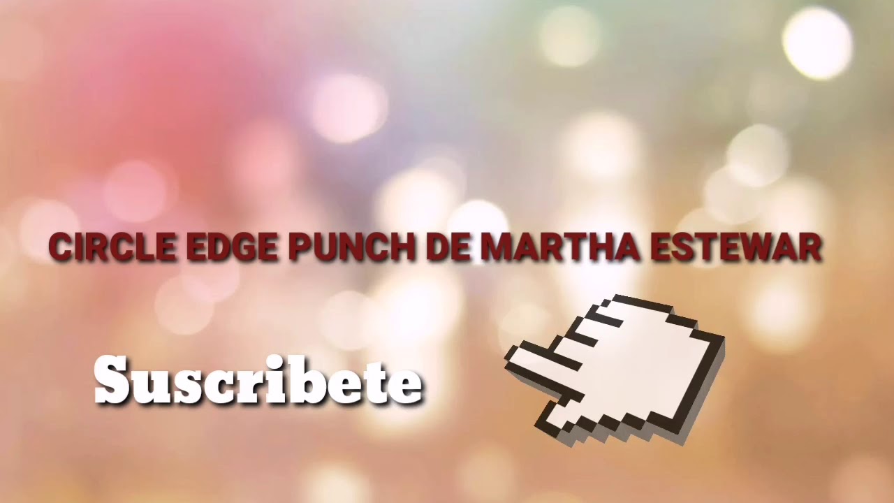 CIRCLE EDGE PUNCH DE MARTHA ESTEWAR.