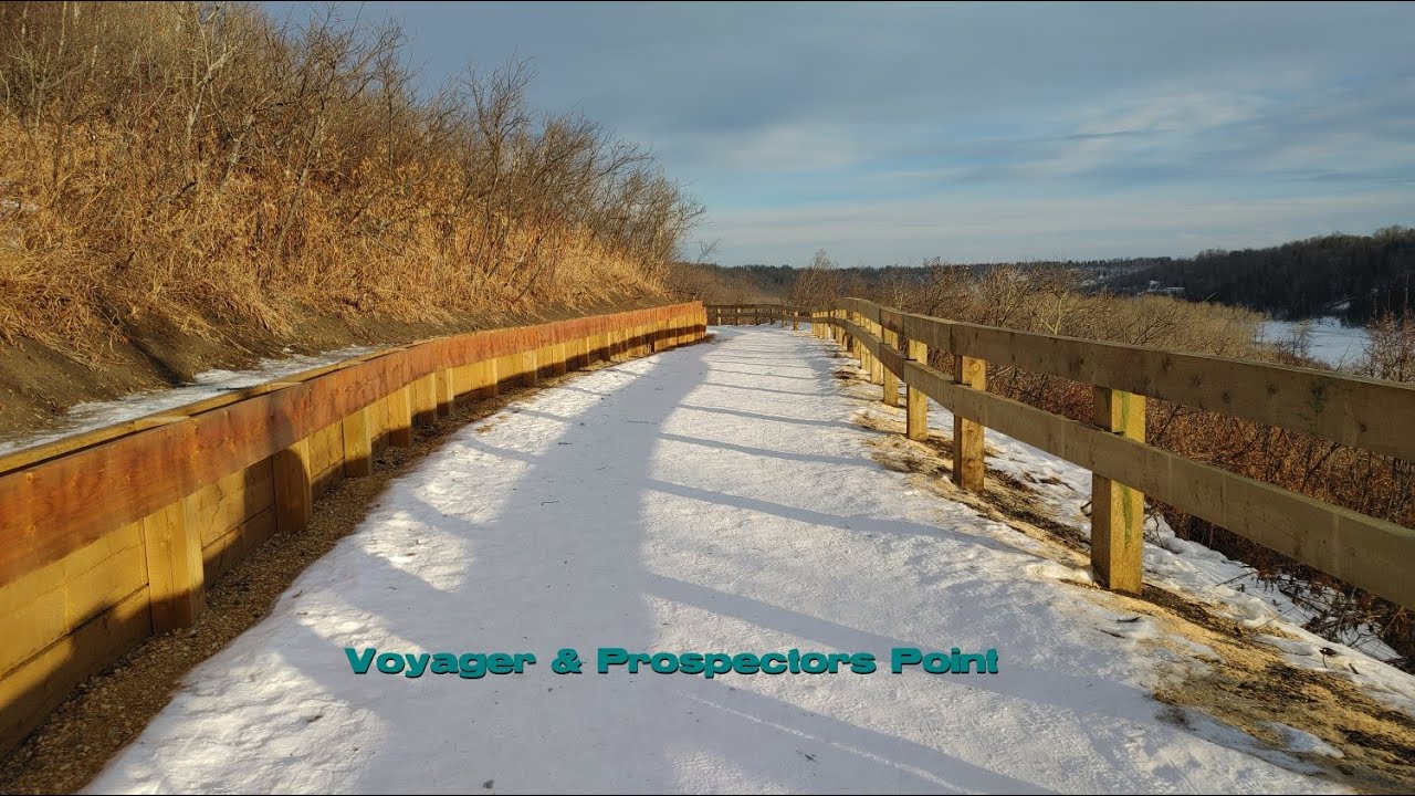 Hiking Devon Voyager Park & Prospectors Point Winter