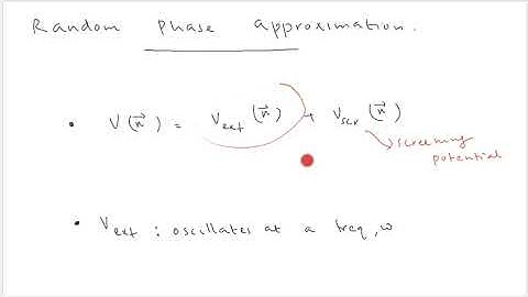 Random Phase Approximation