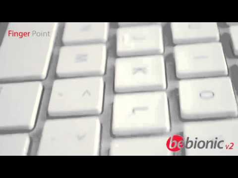bebionic v2 bionic hand   operating a keyboard
