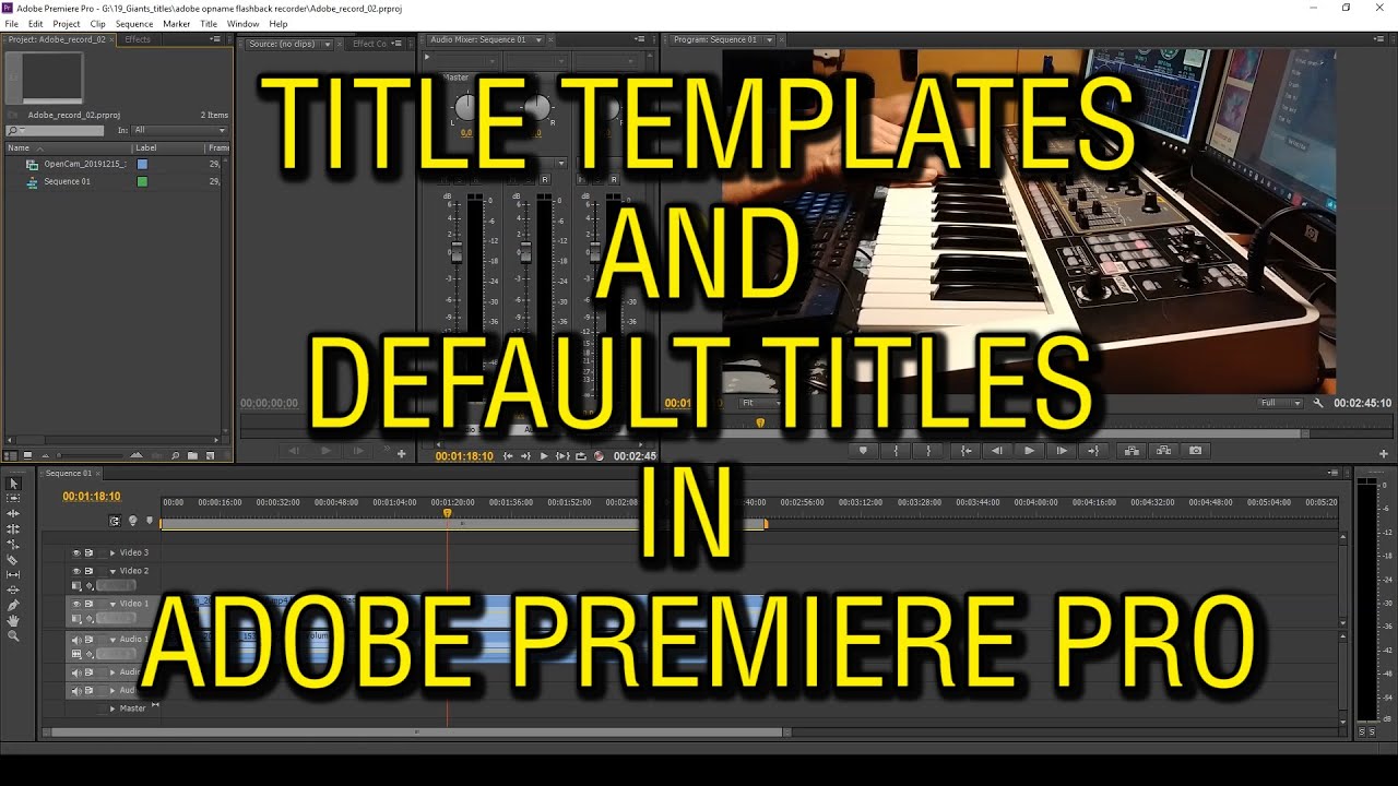 adobe premiere title templates