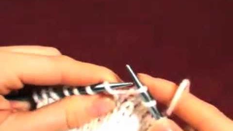 Slip Slip Knit (ssk) Knitting Decrease - English Method