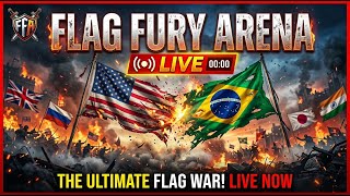 Flag Battle LIVE - Join the Global Country Fight #flagstorm Part25