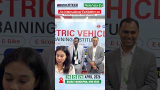 EV Repairing Training at Ride Asia 2026 🔧 Bharat Mandapam Delhi | Multitech Institute