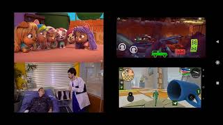 ВИП ПЕТС VIP PETS Vs Offroad Legends 2 Vs А4 Больница Vs Army Toys Town - 4 VIDEO HD SCREEN