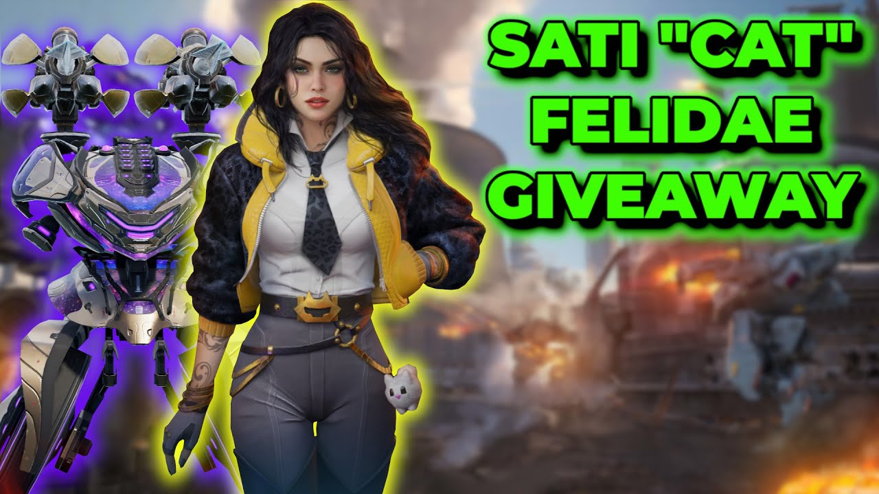 WR - Sati "Cat" Felidae Giveaway + 18 Kills With Lynx Stake | War Robots
